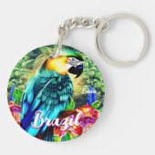 ペロッカラフルトTシャツ付きブラジル キーホルダー (裏面)