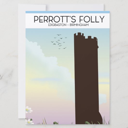 ペロット・フォリー（Perrott's Folly） エジンバーストン バーミンガム 招待状 (正面)