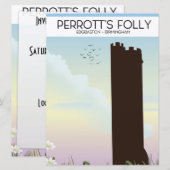 ペロット・フォリー（Perrott's Folly） エジンバーストン バーミンガム 招待状 (正面/裏面)