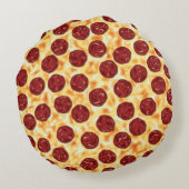 ペロニピザベクターアート ラウンドクッション (裏面)
