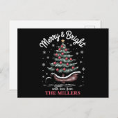 ペロニファイドクリスマスススススリーメリーグ&ブライト シーズンポストカード (正面/裏面)