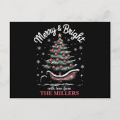 ペロニファイドクリスマスススススリーメリーグ&ブライト シーズンポストカード (正面)