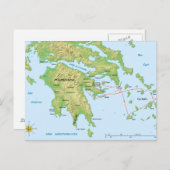 ペロポネーゼフランスののモリア遠征軍 ポストカード (正面/裏面)