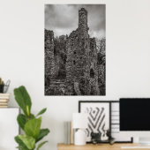 ペロポネーゼ，ギリシャのBWミストラス遺跡 ポスター (ホームオフィス)