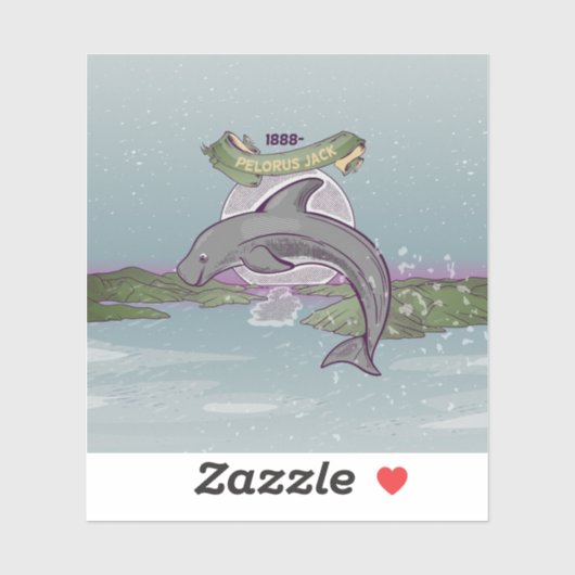 ペロラスジャックリスソのイルカ シール (シート)