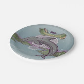 ペロラスジャックリスソのイルカ ペーパープレート (アングル)