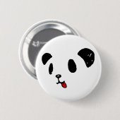 ペロリなパンダ 缶バッジ (正面&裏面)