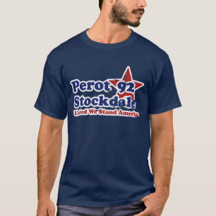 ペロー·ストックデール92ヴィンテージ·ポリティ動揺してクス Tシャツ