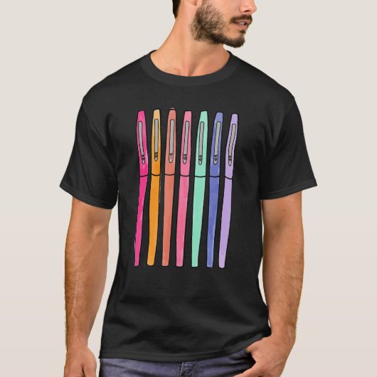 ペンしゃれている先生デザイン Tシャツ (正面)