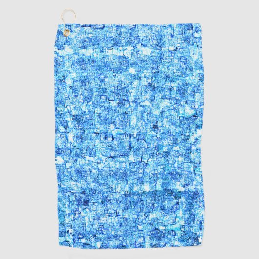 ペンで行うスケッチの小もしさな切り欠き ゴルフタオル (正面)