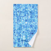 ペンで行うスケッチの小もしさな切り欠き バスタオルセット (ハンドタオル)