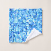 ペンで行うスケッチの小もしさな切り欠き バスタオルセット (ウォッシュタオル)