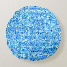 ペンで行うスケッチの小もしさな切り欠き ラウンドクッション