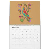 ペンとインクのカレンダー カレンダー (3月 2026)