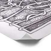 ペンとインクのスケッチ: "文字列" ポスター (角)