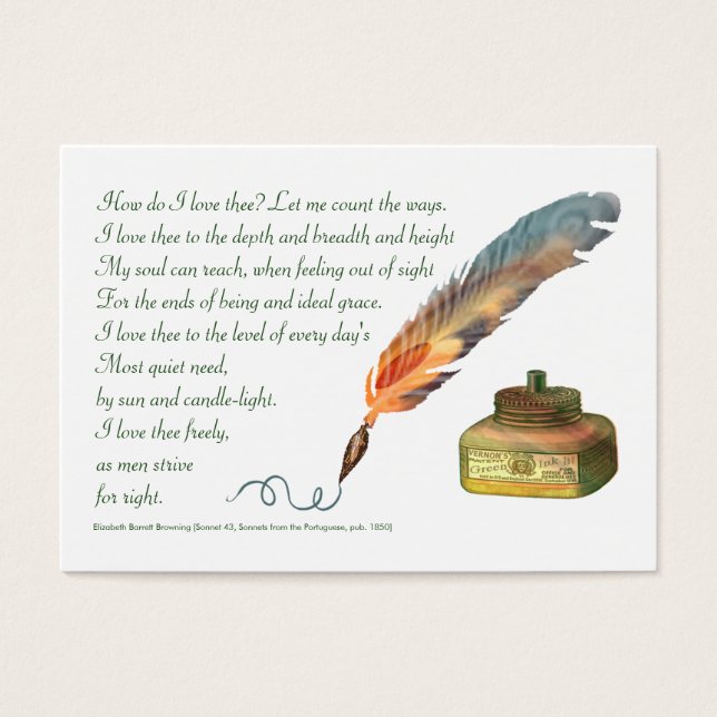 ペンとインクの愛 (正面)