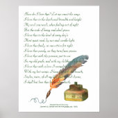 ペンとインクの愛 ポスター (正面)