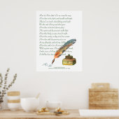 ペンとインクの愛 ポスター (キッチン)