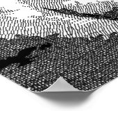 ペンとインクの猫 ポスター (角)