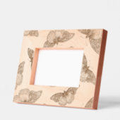 ペンとインクの蝶のパターン レーザー彫刻フレーム (左)