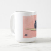 ペンとインク コーヒーマグカップ (正面左)