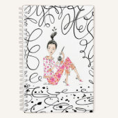 ペンとインク ノートブック (正面)