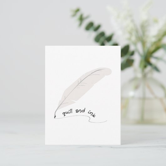 ペンとインク ポストカード (スタンド正面)