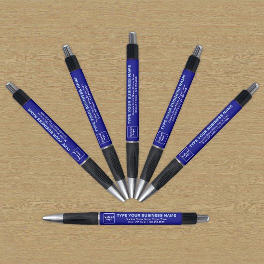 ペンに青いビジネスブランド ボールペン