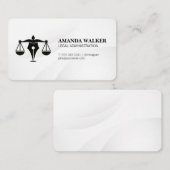 ペンのジャスティフはかりで測ル | 法的契約 名刺 (正面/裏面)