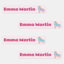 ペンのスキニーラベル – ローラーディスコパステルピンク