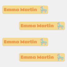 ペンのスキニーラベル – Roller Disco黄色