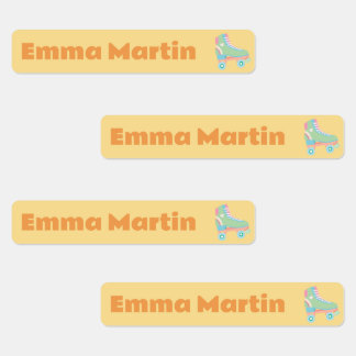 ペンのスキニーラベル – Roller Disco黄色 ラベル