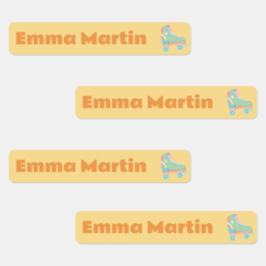 ペンのスキニーラベル – Roller Disco黄色 ラベル (グループ)