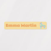 ペンのスキニーラベル – Roller Disco黄色 ラベル (デザイン1)