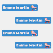 ペンのスキニーラベル – Roller Disco Blue