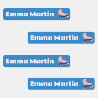 ペンのスキニーラベル – Roller Disco Blue ラベル