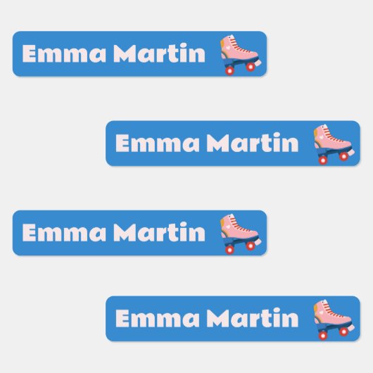 ペンのスキニーラベル – Roller Disco Blue ラベル (グループ)