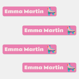 ペンのスキニーラベル – Roller Disco Bright Pink ラベル