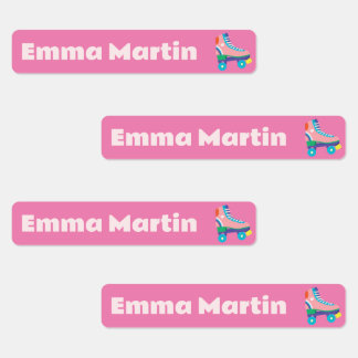 ペンのスキニーラベル – Roller Disco Bright Pink ラベル