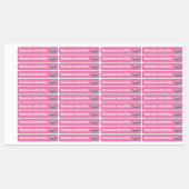 ペンのスキニーラベル – Roller Disco Bright Pink ラベル (シート)