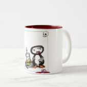 ペンのゾンビ ツートーンマグカップ (正面右)