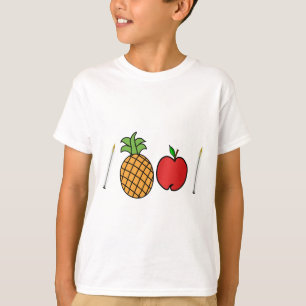 ペンのパイナップルりんごのペン Tシャツ