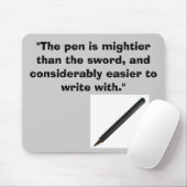 ペンはより強大です! マウスパッド (マウス)