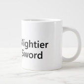ペンは剣よりも強し ジャンボコーヒーマグカップ (右)
