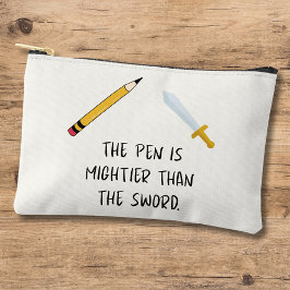 ペンは剣より強い アクセサリーポーチ