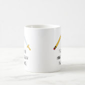 ペンは剣より強い コーヒーマグカップ (中央)