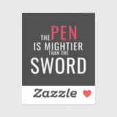 ペンより言葉の力 ステッカー シール (シート)