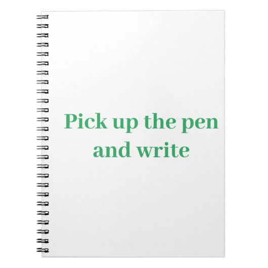 ペンを取って書く ノートブック (正面)
