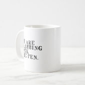 ペンを取り戻す コーヒーマグカップ (正面左)
