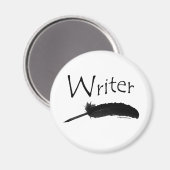 ペンを持つ作家 マグネット (正面/裏面)